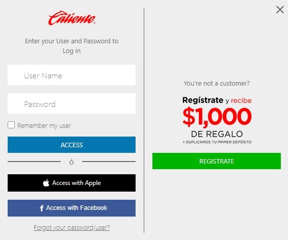 caliente-login
